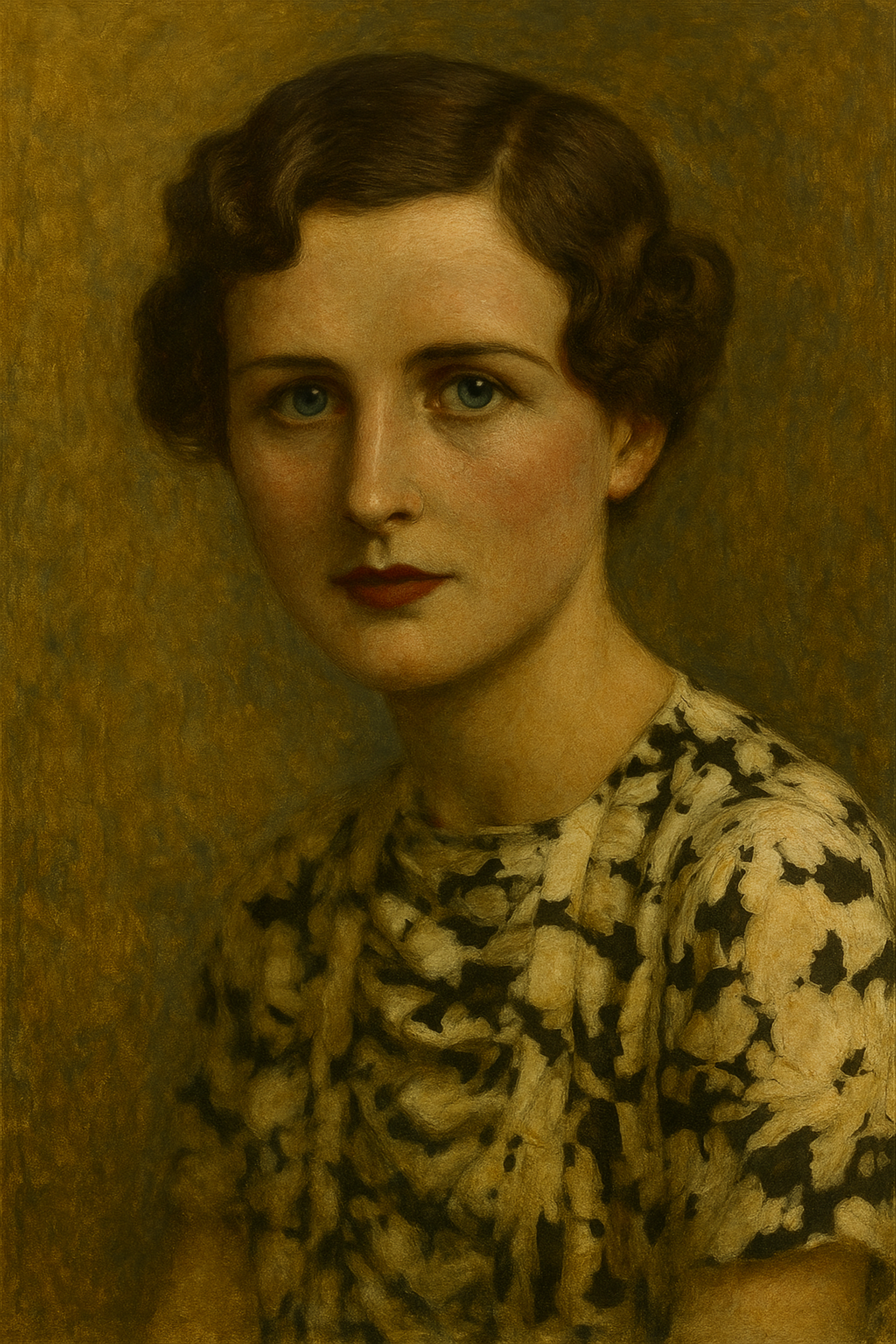 Nancy Mitford Portrait - Post-War Modernist Literary Icon