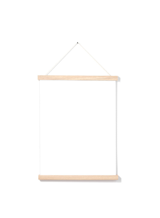 Solid Oak Poster Hanger, 12 in | 31 cm