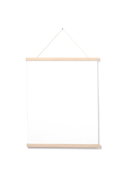 Solid Oak Poster Hanger, 16 in | 41 cm