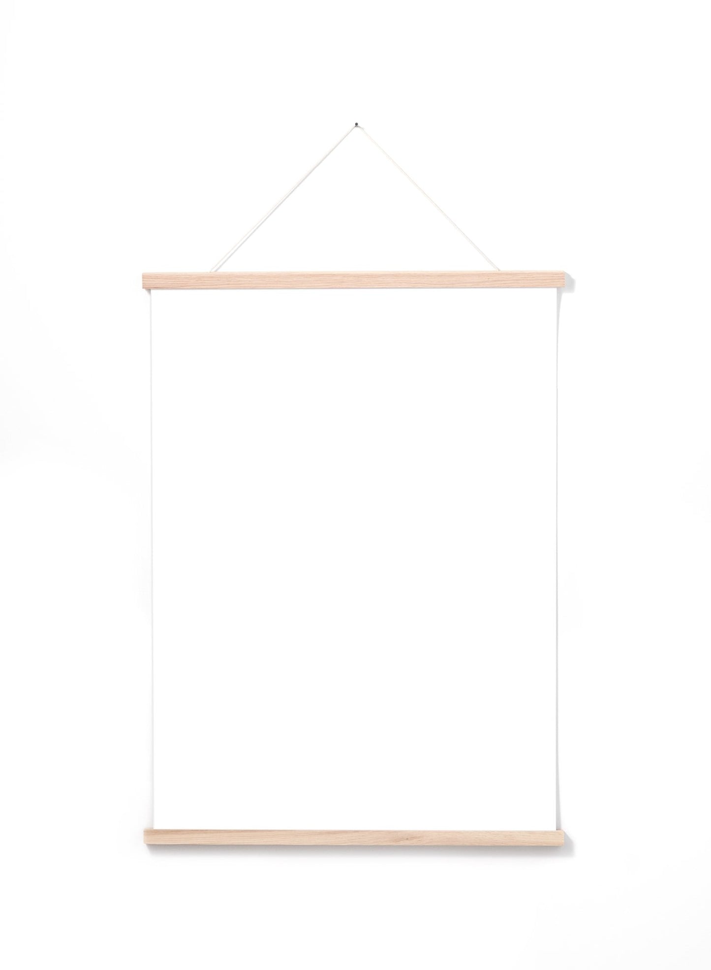 Solid Oak Poster Hanger, 20 in | 51 cm