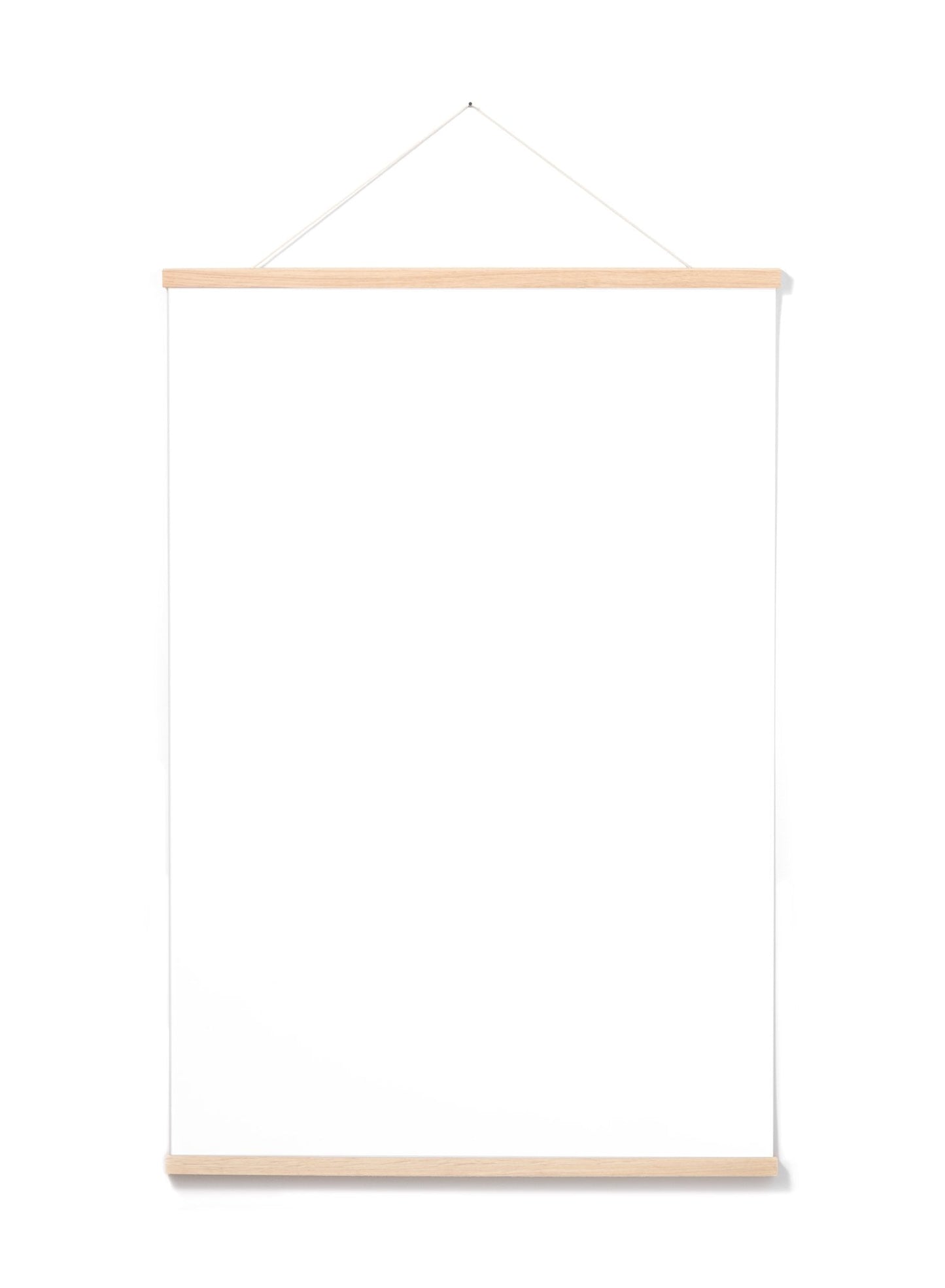 Solid Oak Poster Hanger, 24 in | 61 cm