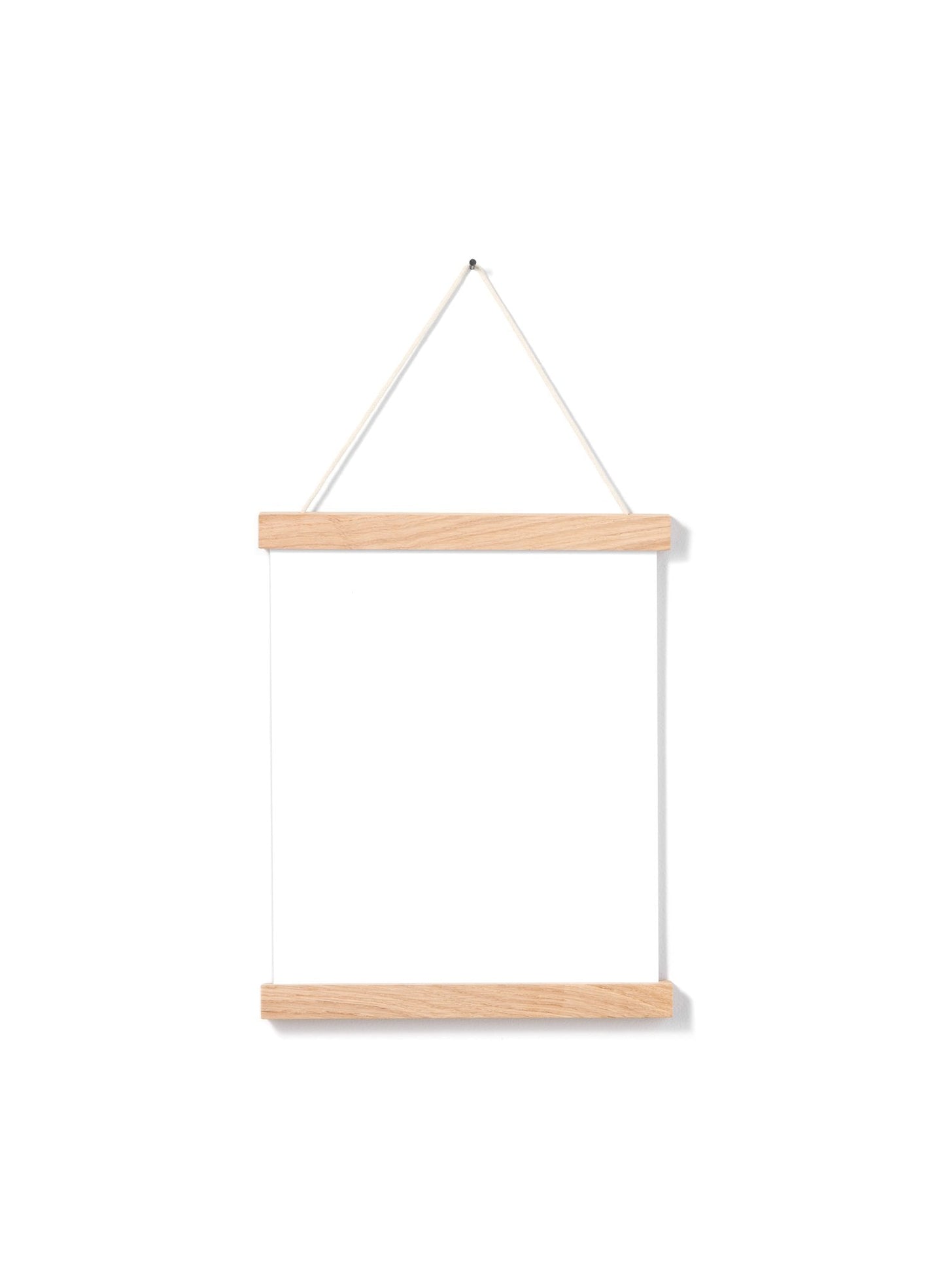 Solid Oak Poster Hanger, 8 in | 20 cm