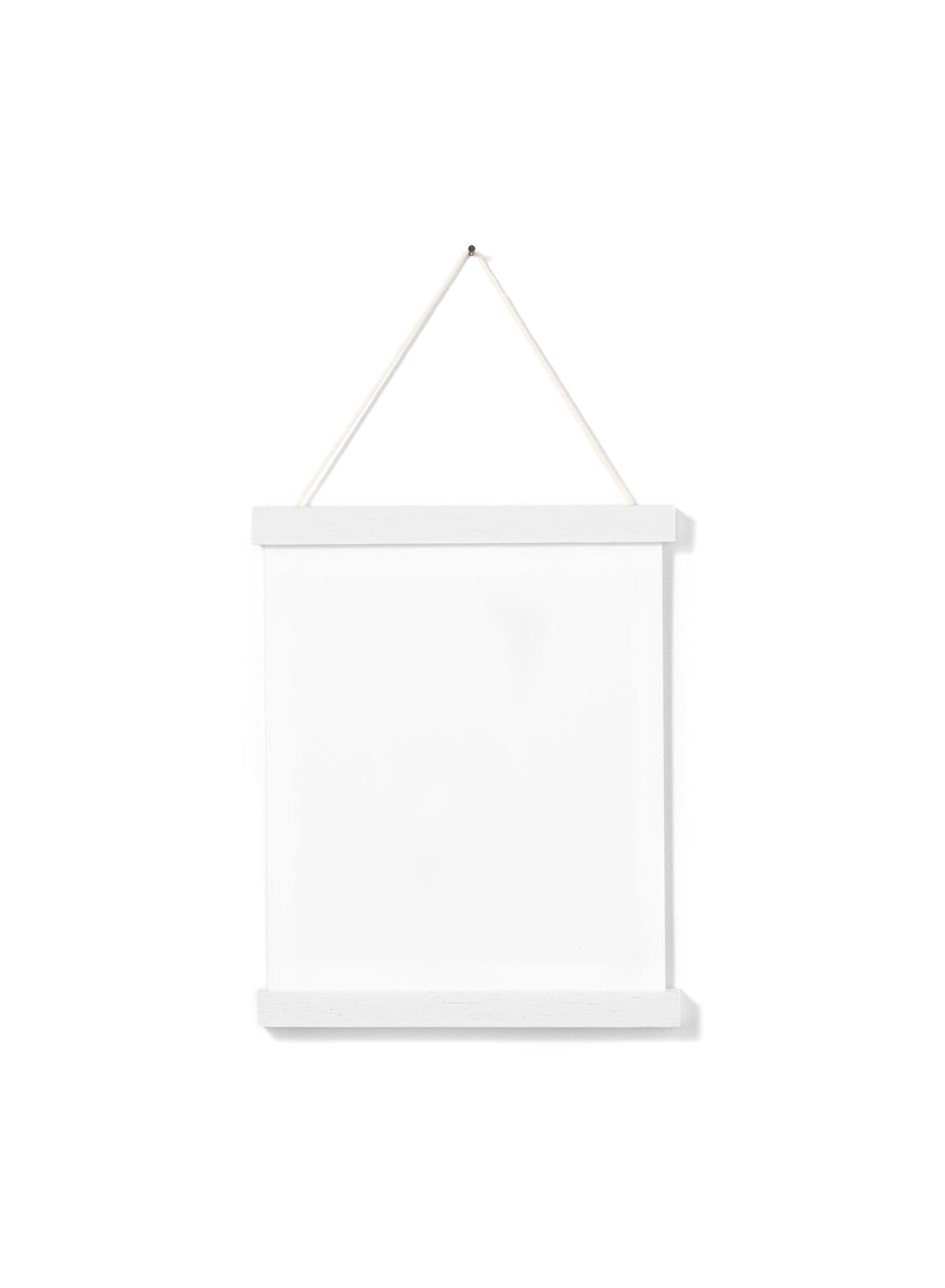 White Oak Poster Hanger, 8 in | 20 cm