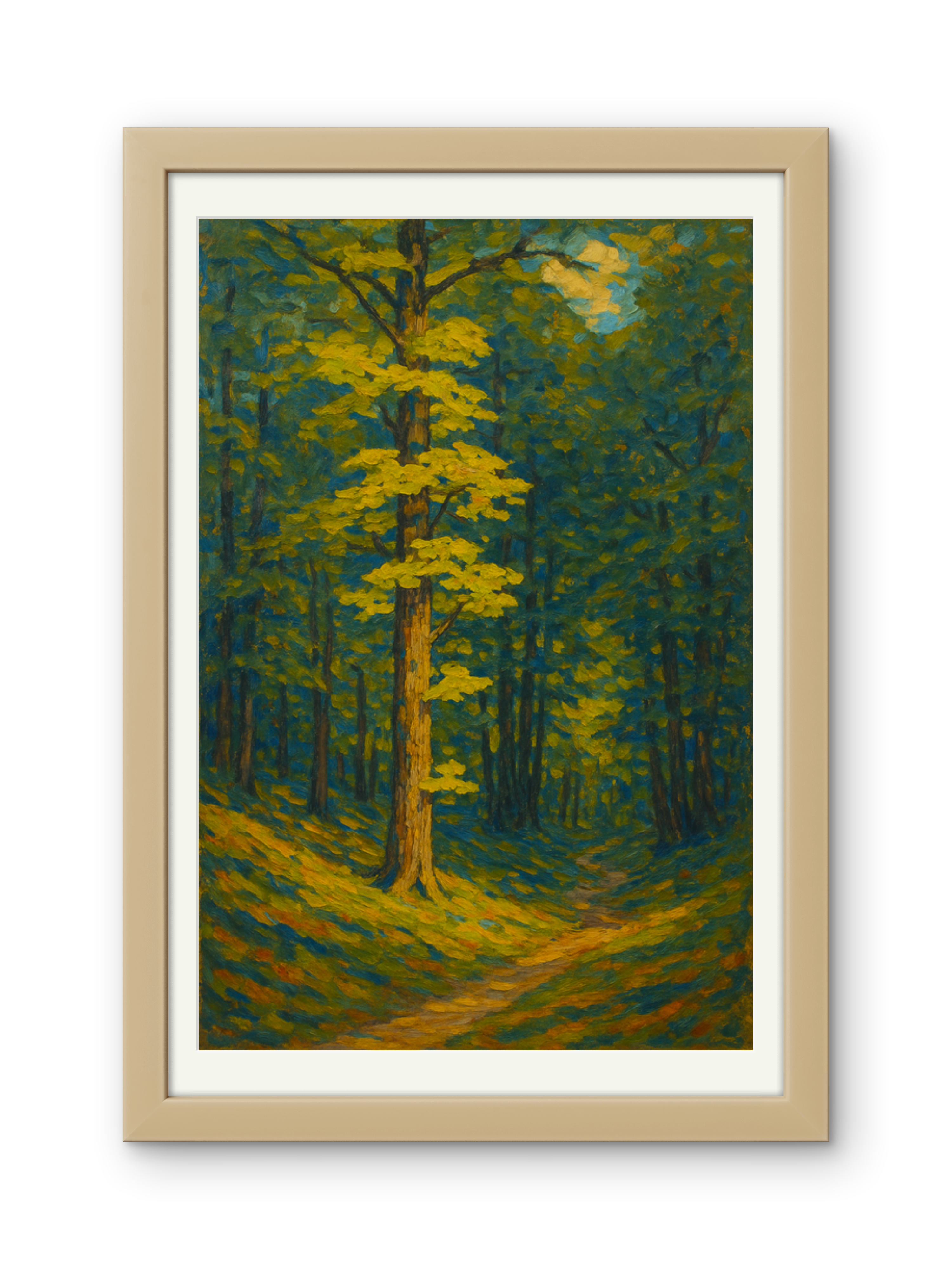 Framed & Ready to Hang, "Alone in the Forest," Northern Quebec.