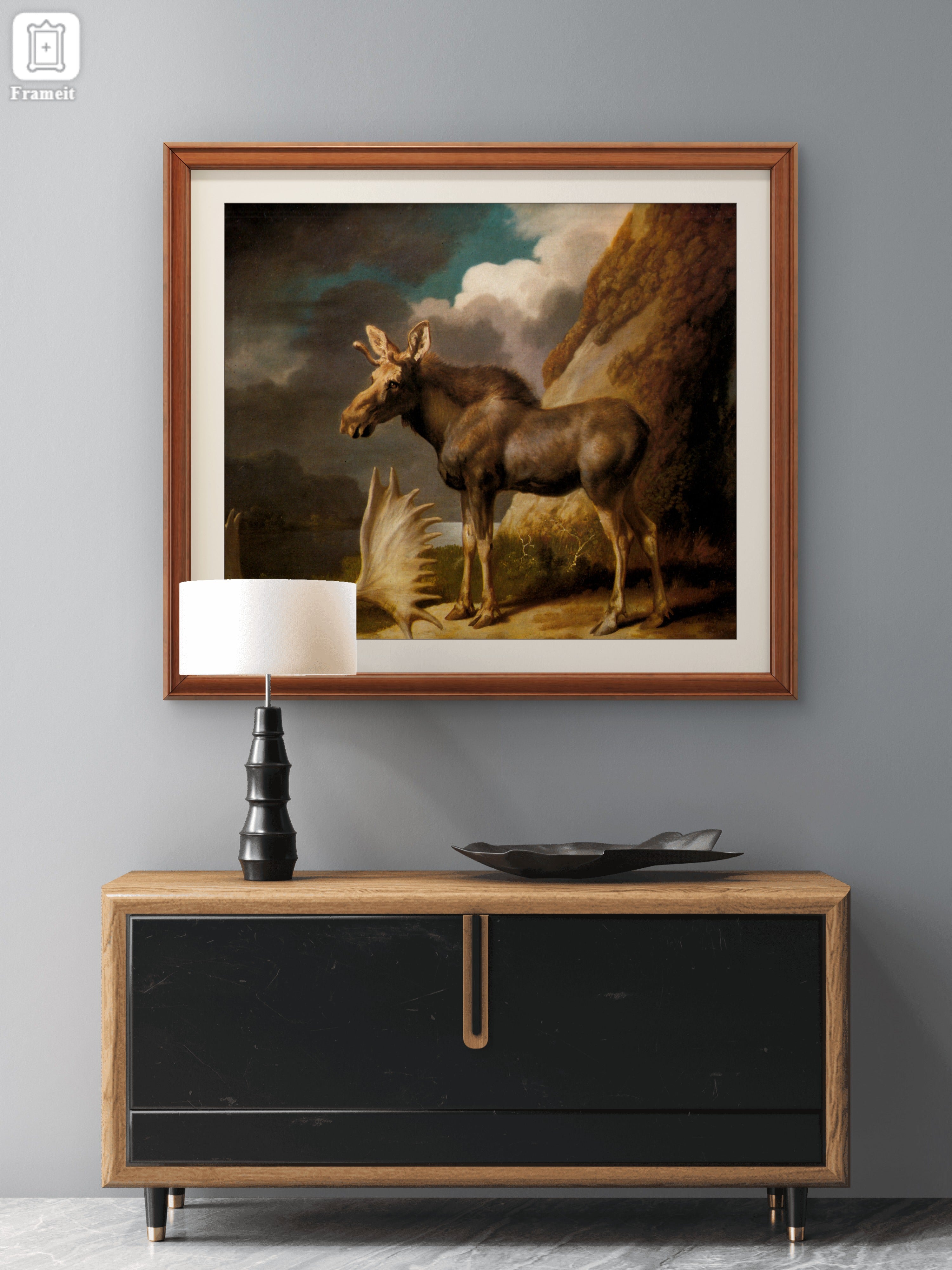 "Moose with Antlers," school of George Stubbs