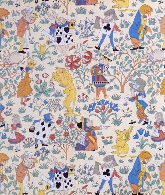 Voysey, Charles F.A. (1857-1941) - Alice in Wonderland textile design c.1930