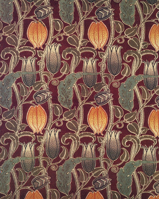 Voysey, Charles F.A. (1857-1941) - The Nure printed cotton for GP & J Baker 1899