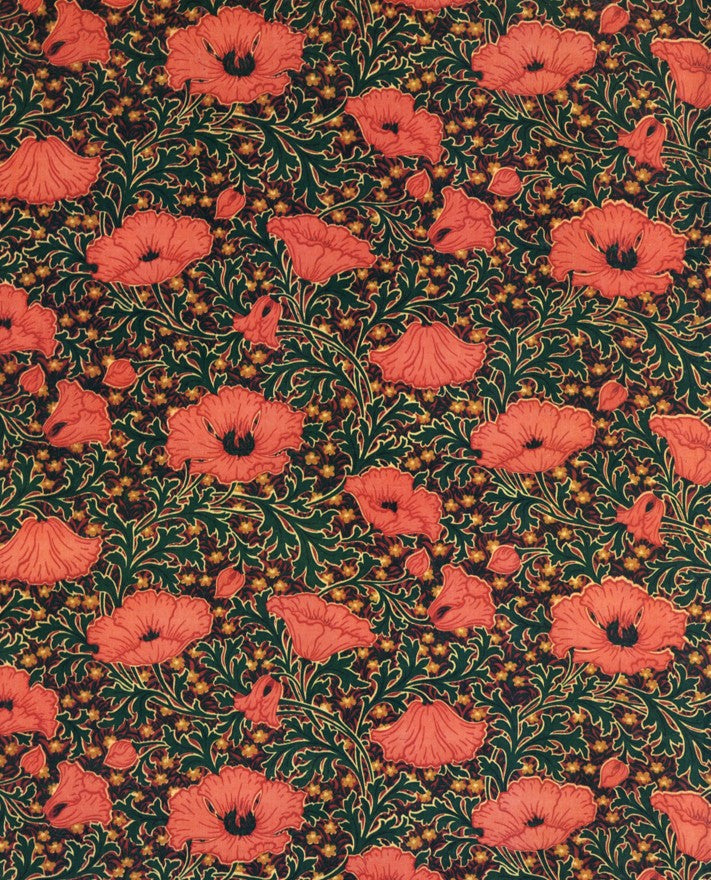 Wardle, Thomas (1831-1909) - Poppy printed Velveteen 1885-90