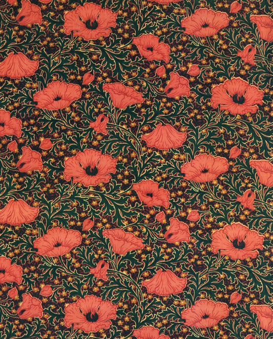 Wardle, Thomas (1831-1909) - Poppy printed Velveteen 1885-90