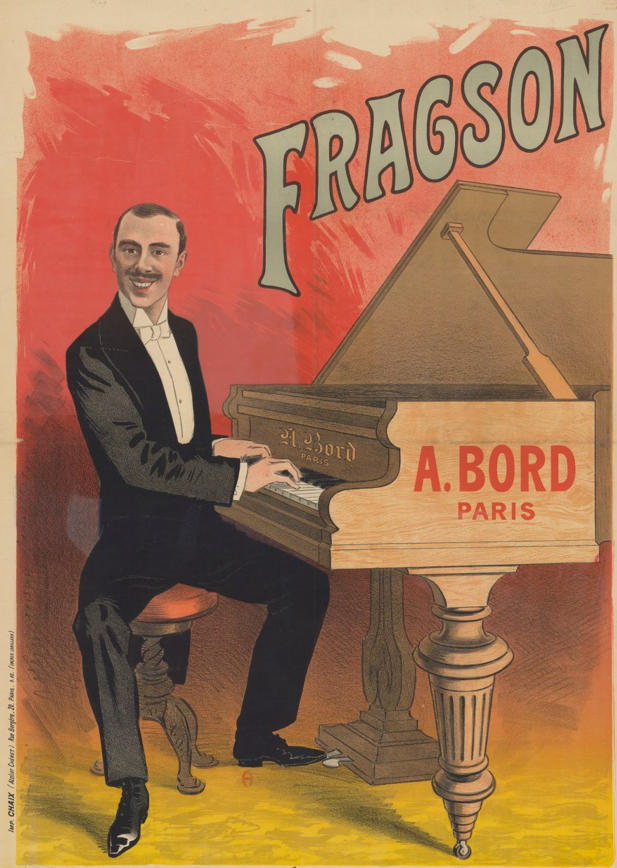 Harry Fragson Music Hall Poster by Émile Tabouret 1890