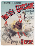 Jules Chéret Mam'zelle Gavroche 1885 - Early Belle Époque Theater Poster