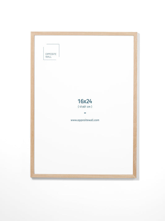 Solid Oak Frame, 16x24 in | 41x61 cm