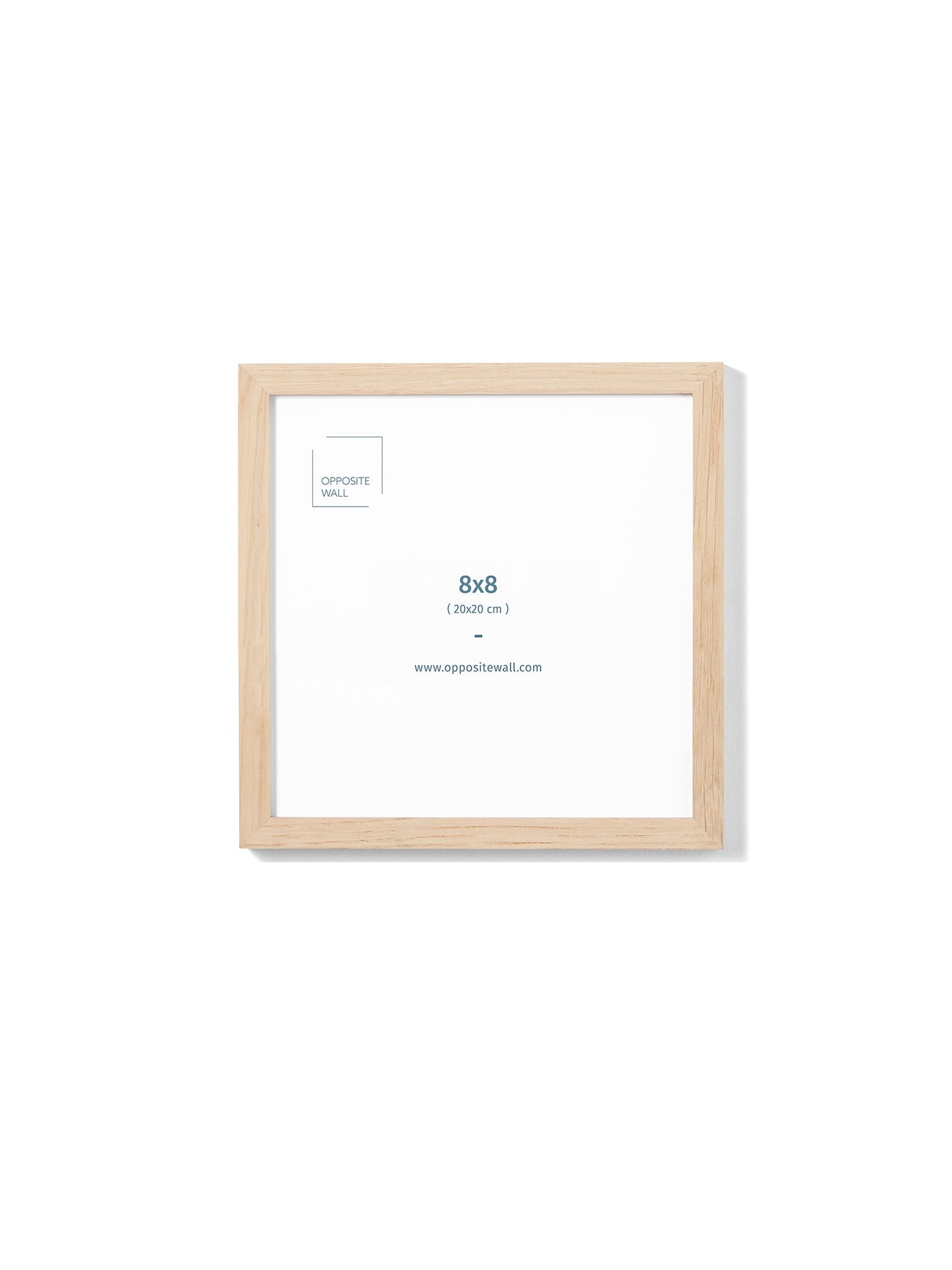 Solid Oak Frame, 8x8 in | 20x20 cm