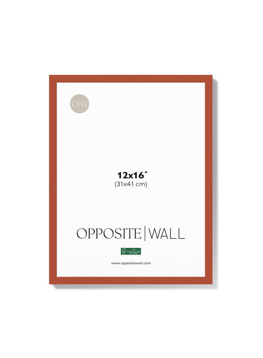 Terracotta Wood Frame, 12x16 in | 31x41 cm