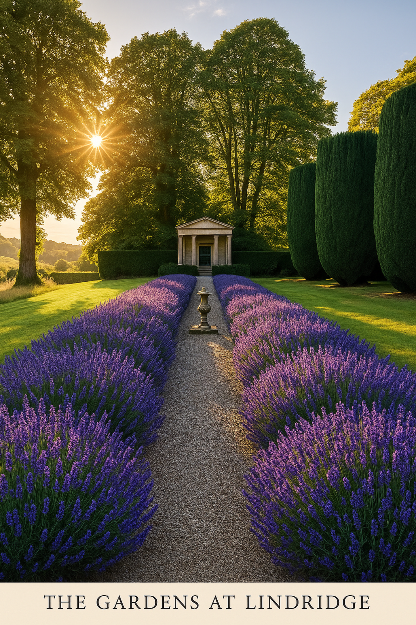 The Garden at Lindridge, Devon, UK.