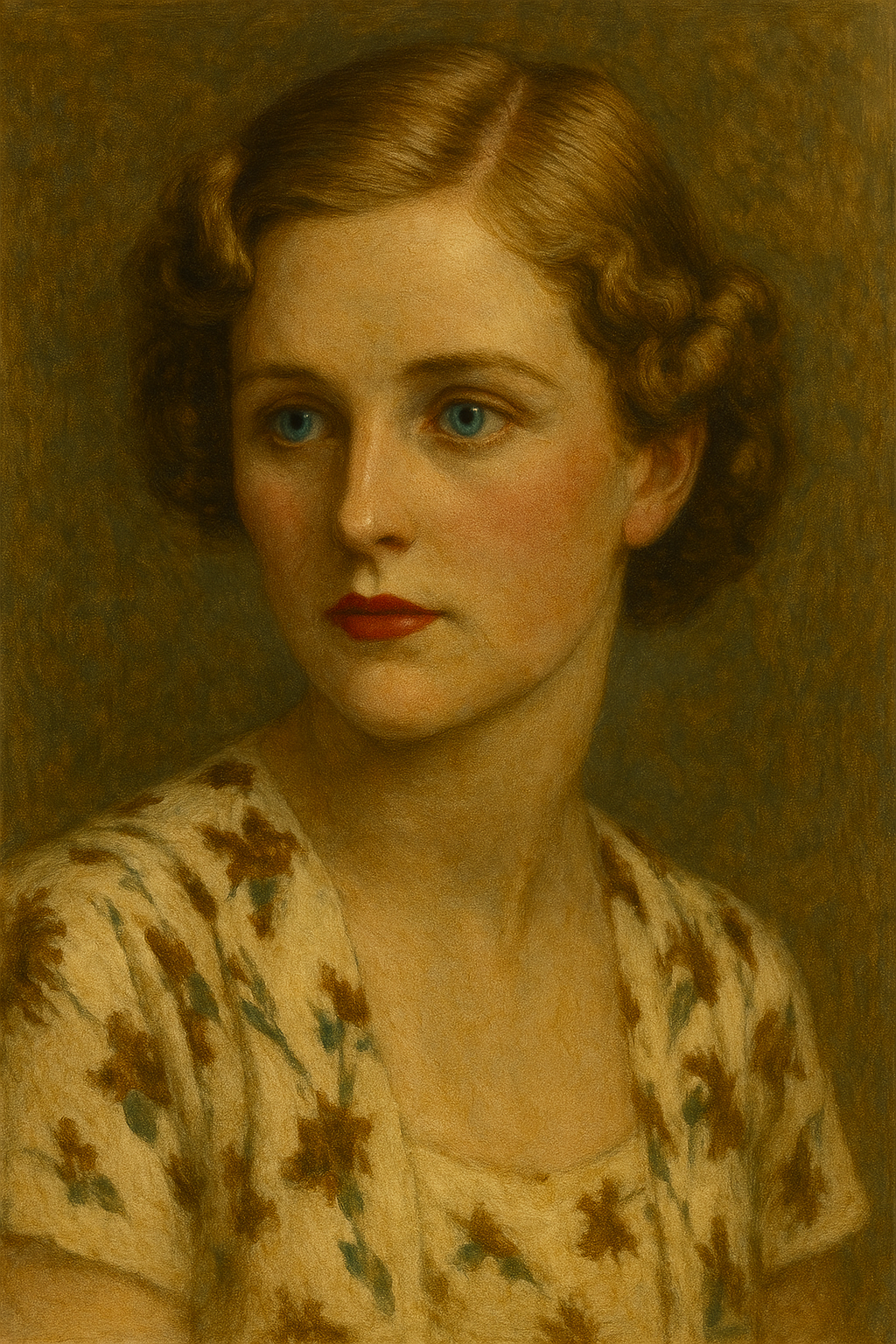 Unity Mitford Portrait - Devotion and Tragedy Historical Art