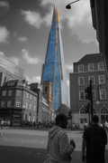 The Shard — Blue Glass, Black & White London, Photography by Elliott Best