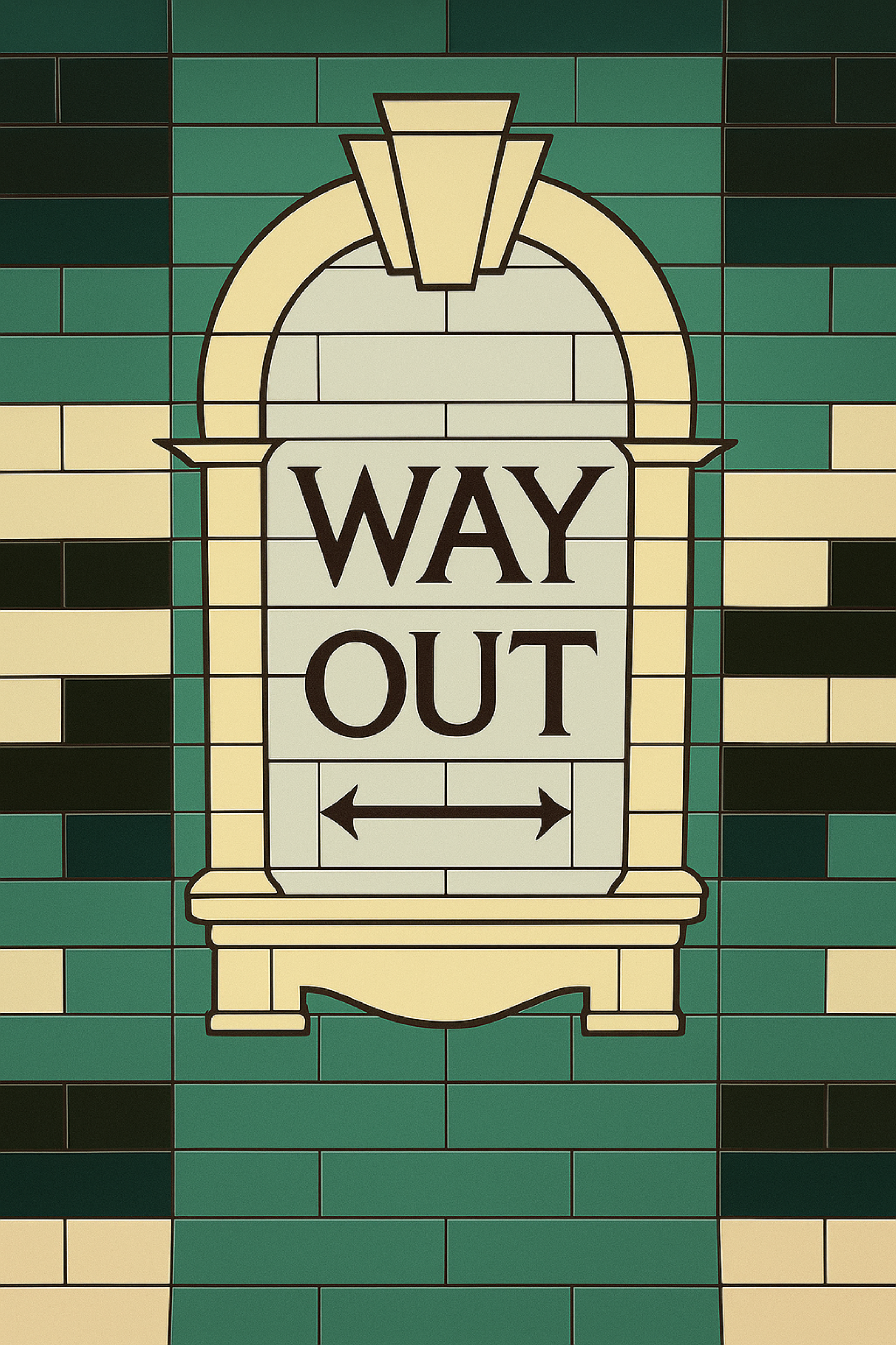 Way Out — Victorian Underground Tile, Photography by Elliott Best
