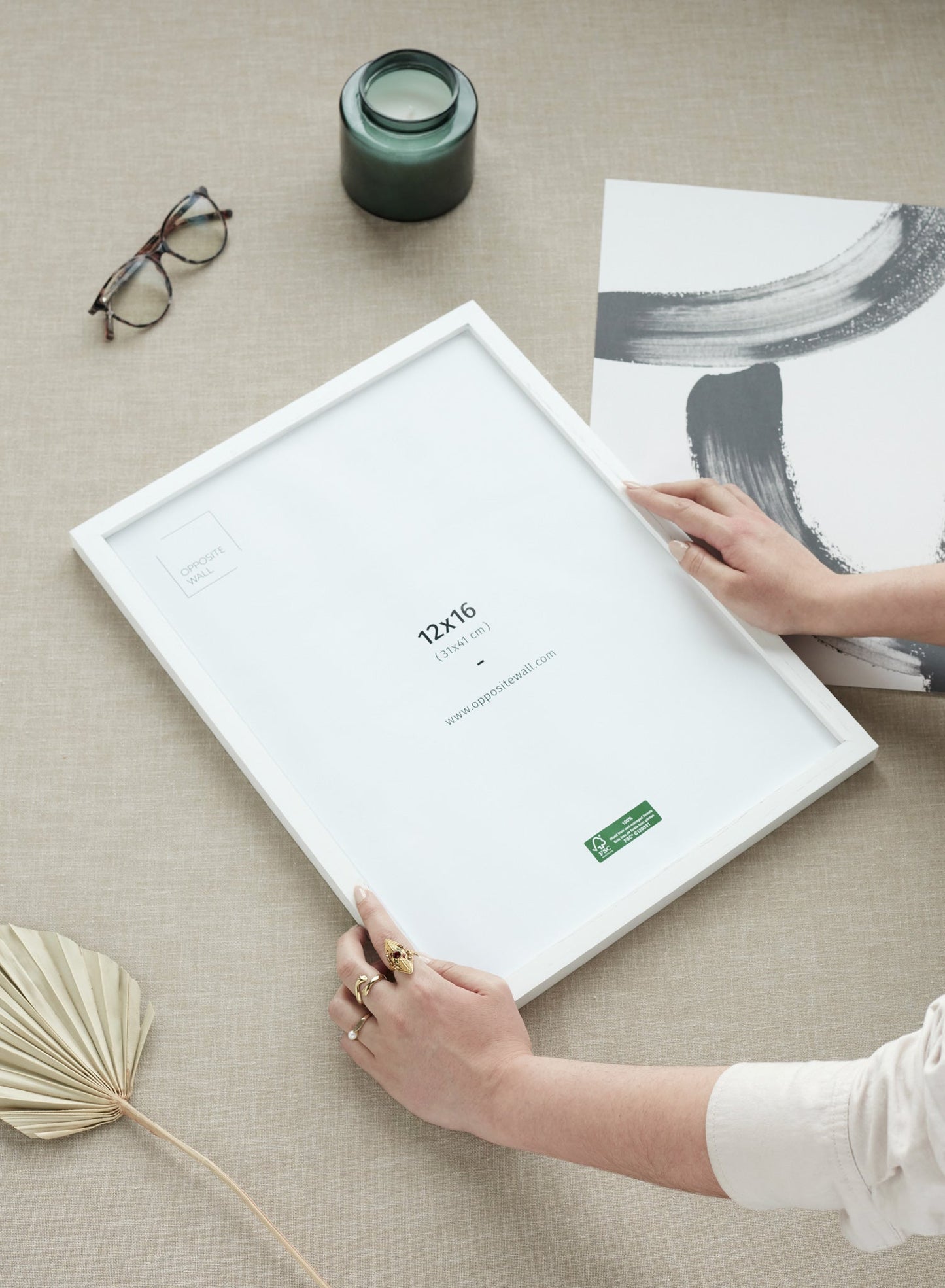 White Oak Frame, 9x12 in | 23x31 cm