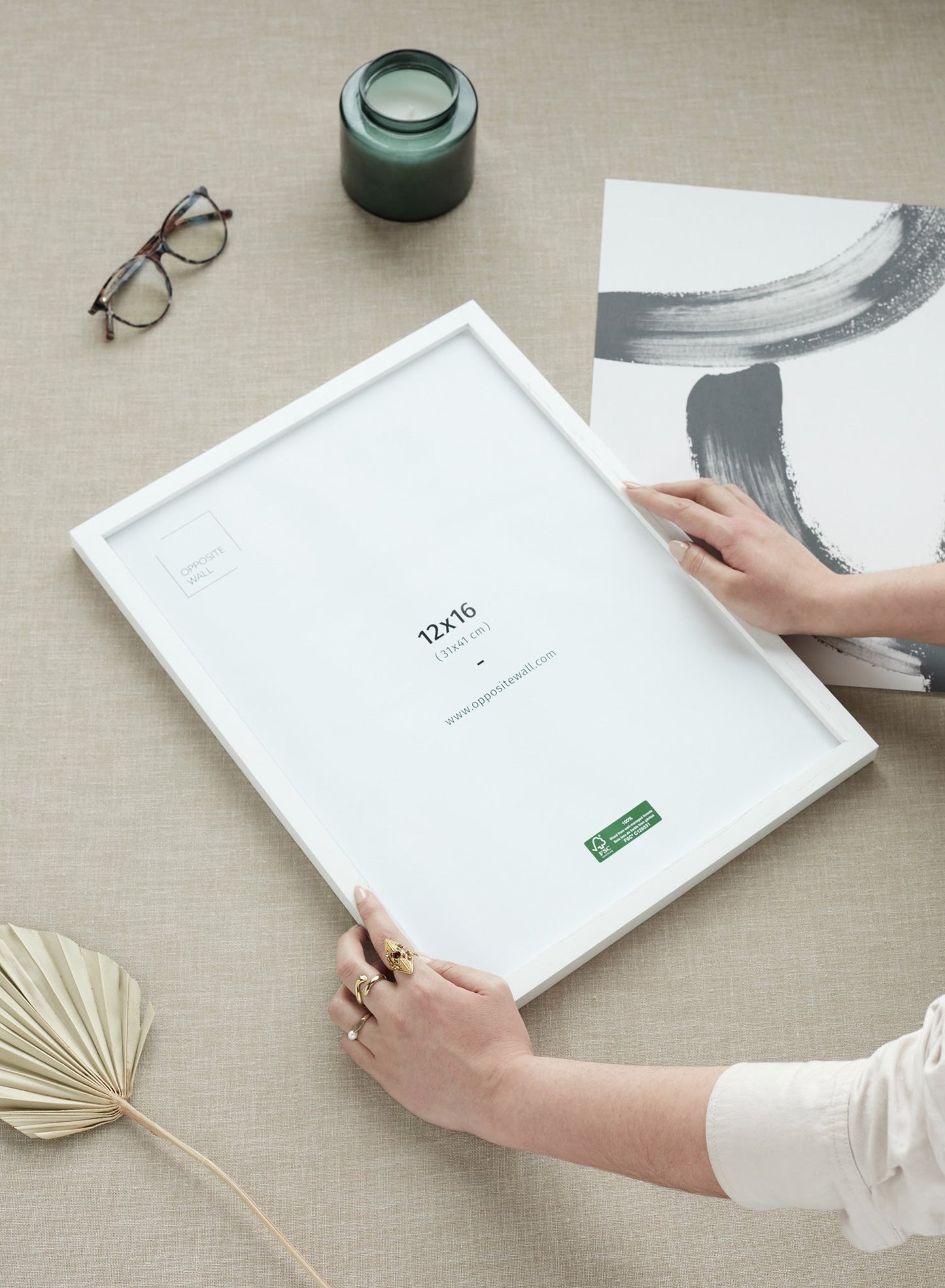 White Oak Frame (2 Pack), 20x20 in | 51x51 cm