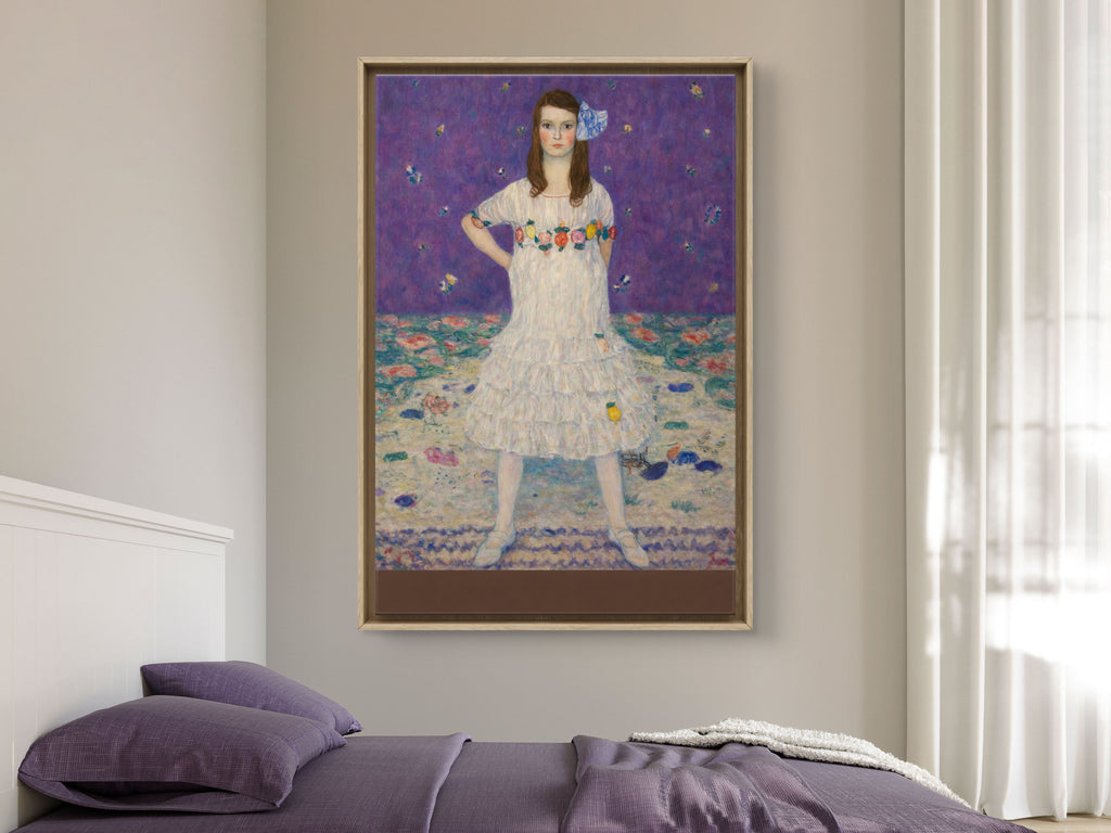Gustav Klimt, 1912–1913, Portrait of Mäda Primavesi, Remastered by Elliott Best