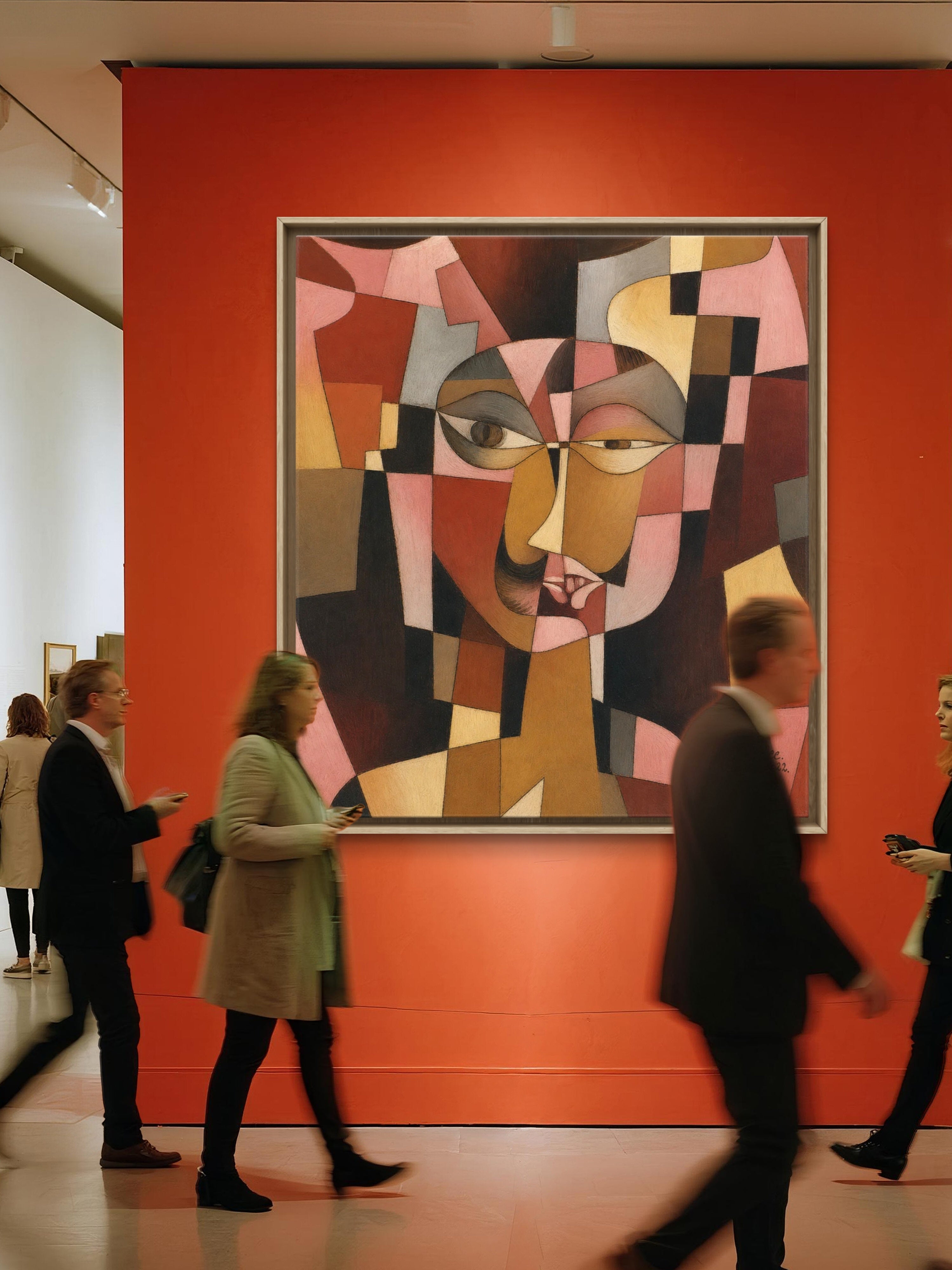 Head with German Moustache, 1920 Paul Klee’s Fragmented Portrait of a Changing Nation