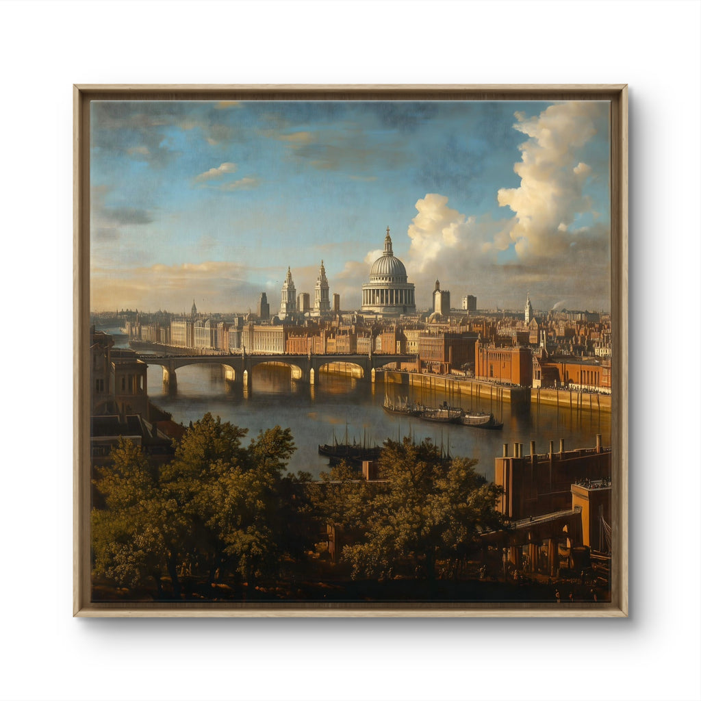 The Thames, the Bridges & St. Paul’s, School of Canaletto