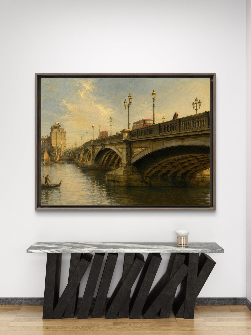Battersea Bridge from the Thames 2024, School of Canaletto