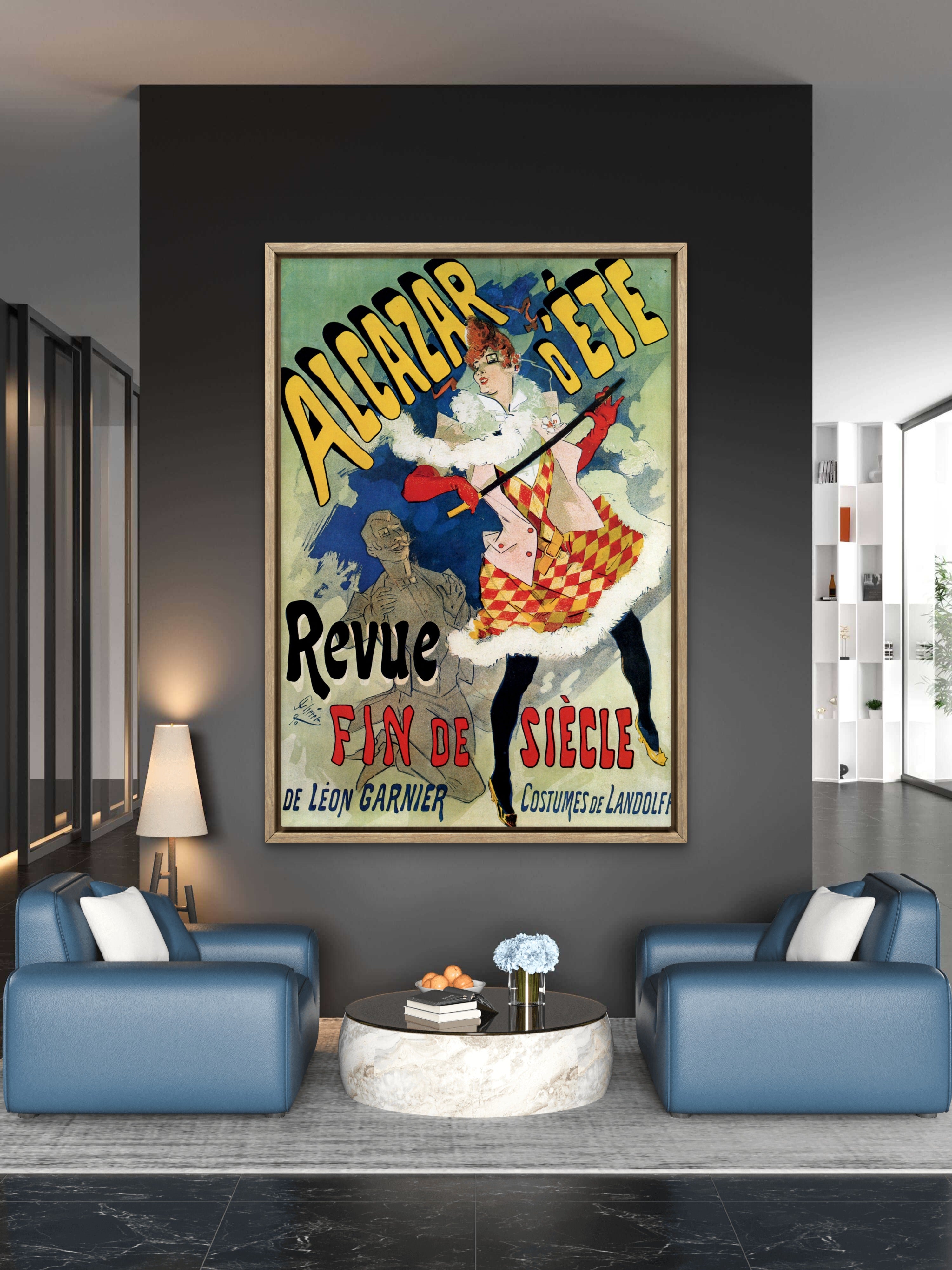 Jules Chéret Alcazar d'Ete 1890 - Fin de Siècle Cabaret Poster