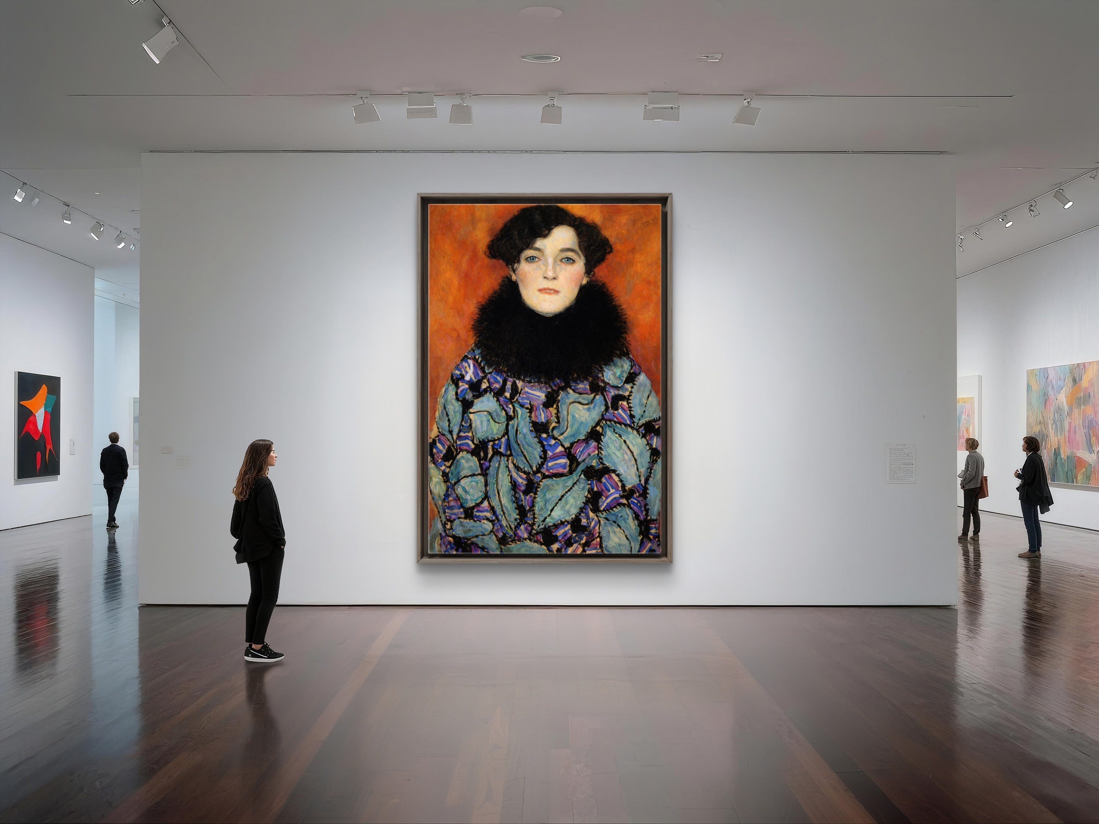 Portrait of Friederike Maria Beer, 1916, Gustav Klimt, Remasted in the Elliott Best Studio