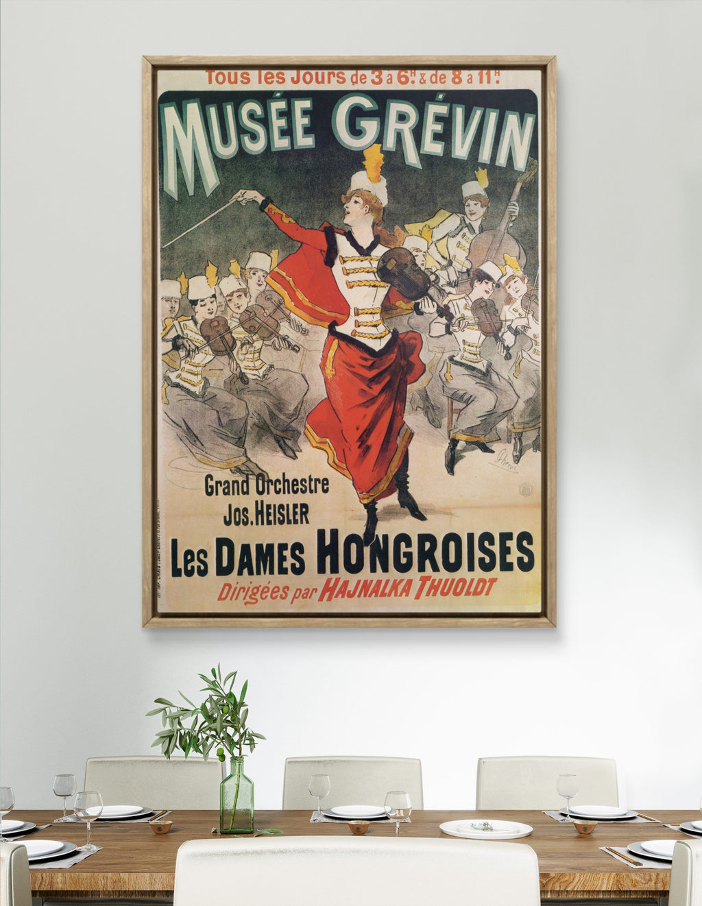 Jules Chéret Musée Grévin 1888 - Vintage Parisian Wax Museum Poster