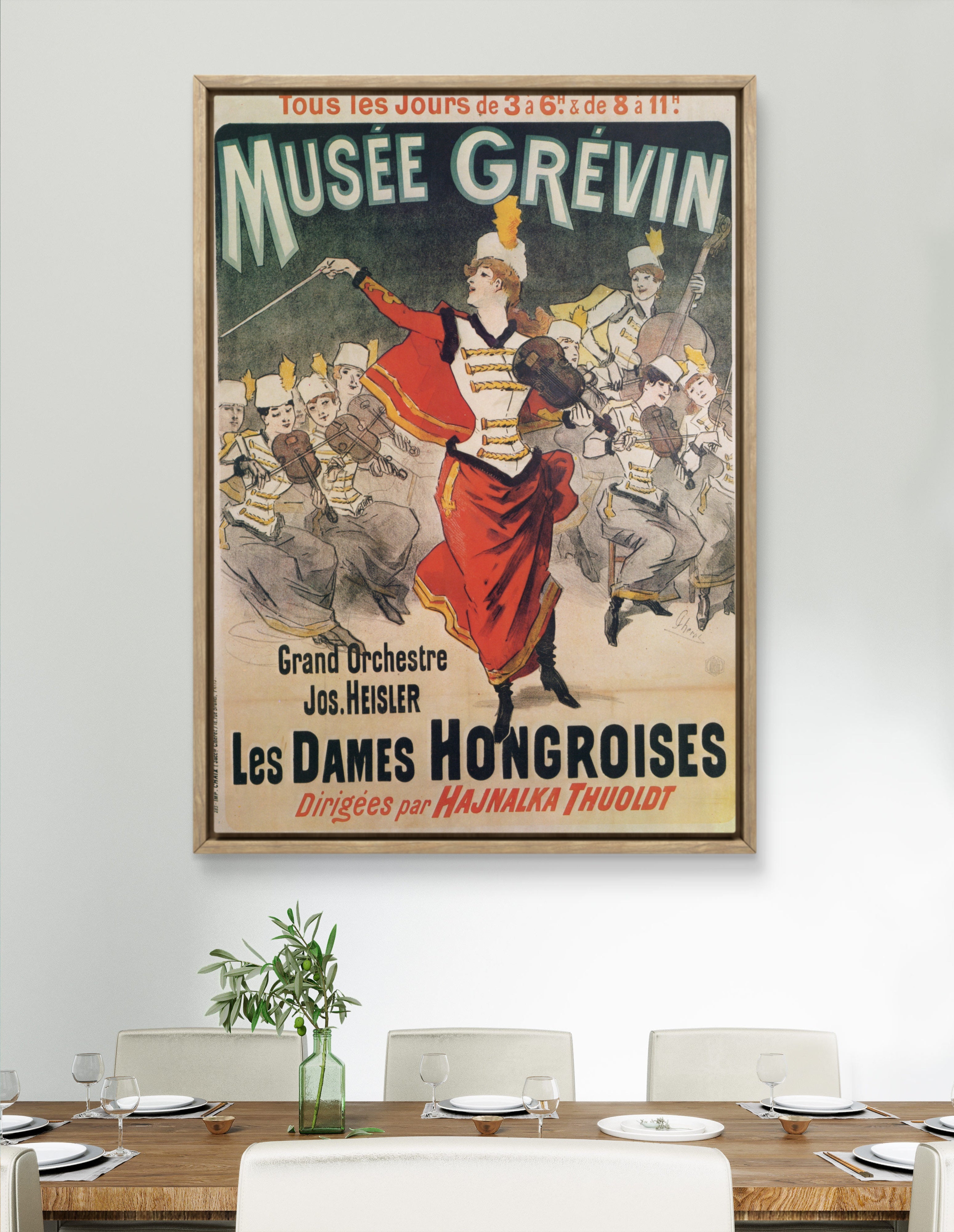 Jules Chéret Musée Grévin 1888 - Vintage Parisian Wax Museum Poster