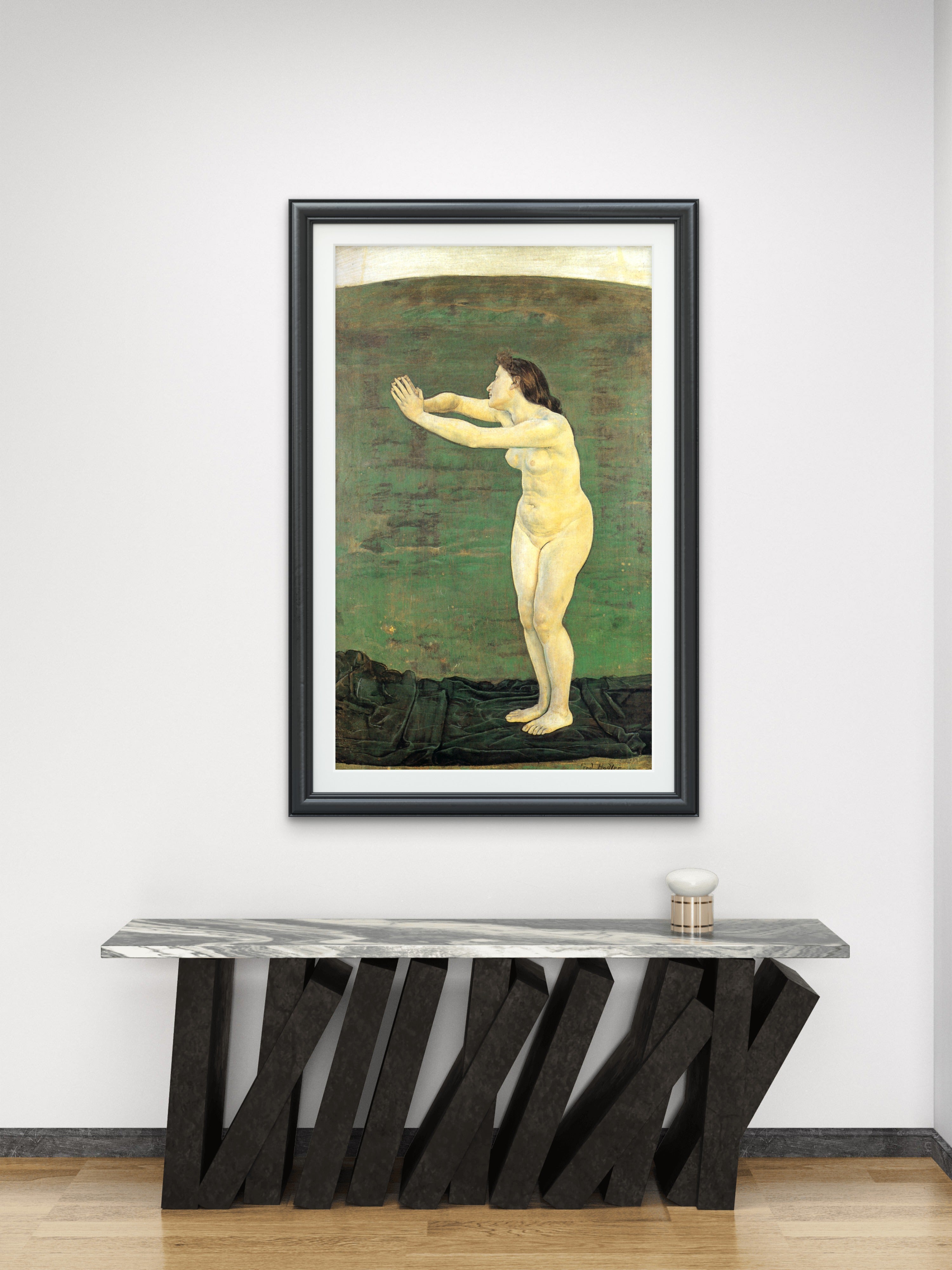 Ferdinand Hodler Communion with Infinite 1892 - Swiss Symbolism