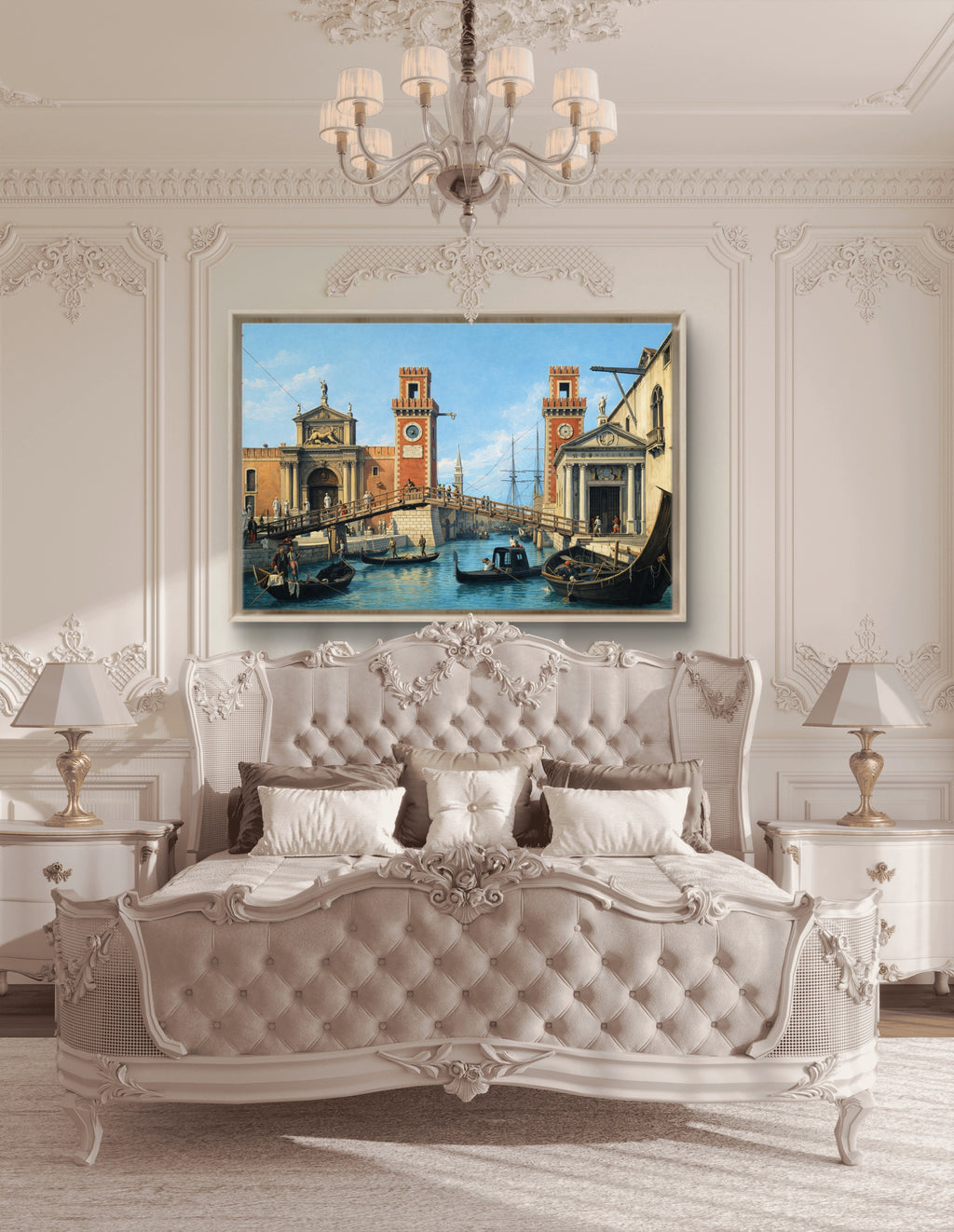 Venice: The Basin of San Marco on Ascension Day, by Canaletto.