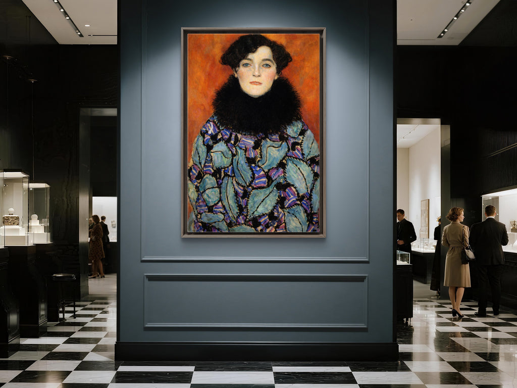 Portrait of Friederike Maria Beer, 1916, Gustav Klimt, Remasted in the Elliott Best Studio