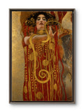 Detail of Hygieia, goddess of health, from Klimt’s University of Vienna Faculty Painting "Medicine," 1901, Remastered in the Elliott Best Studio