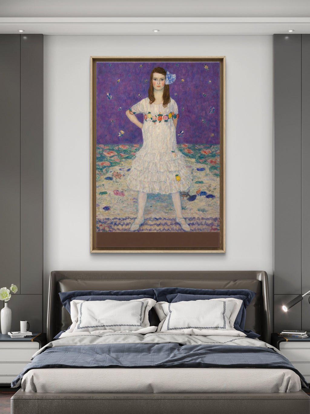 Gustav Klimt, 1912–1913, Portrait of Mäda Primavesi, Remastered by Elliott Best