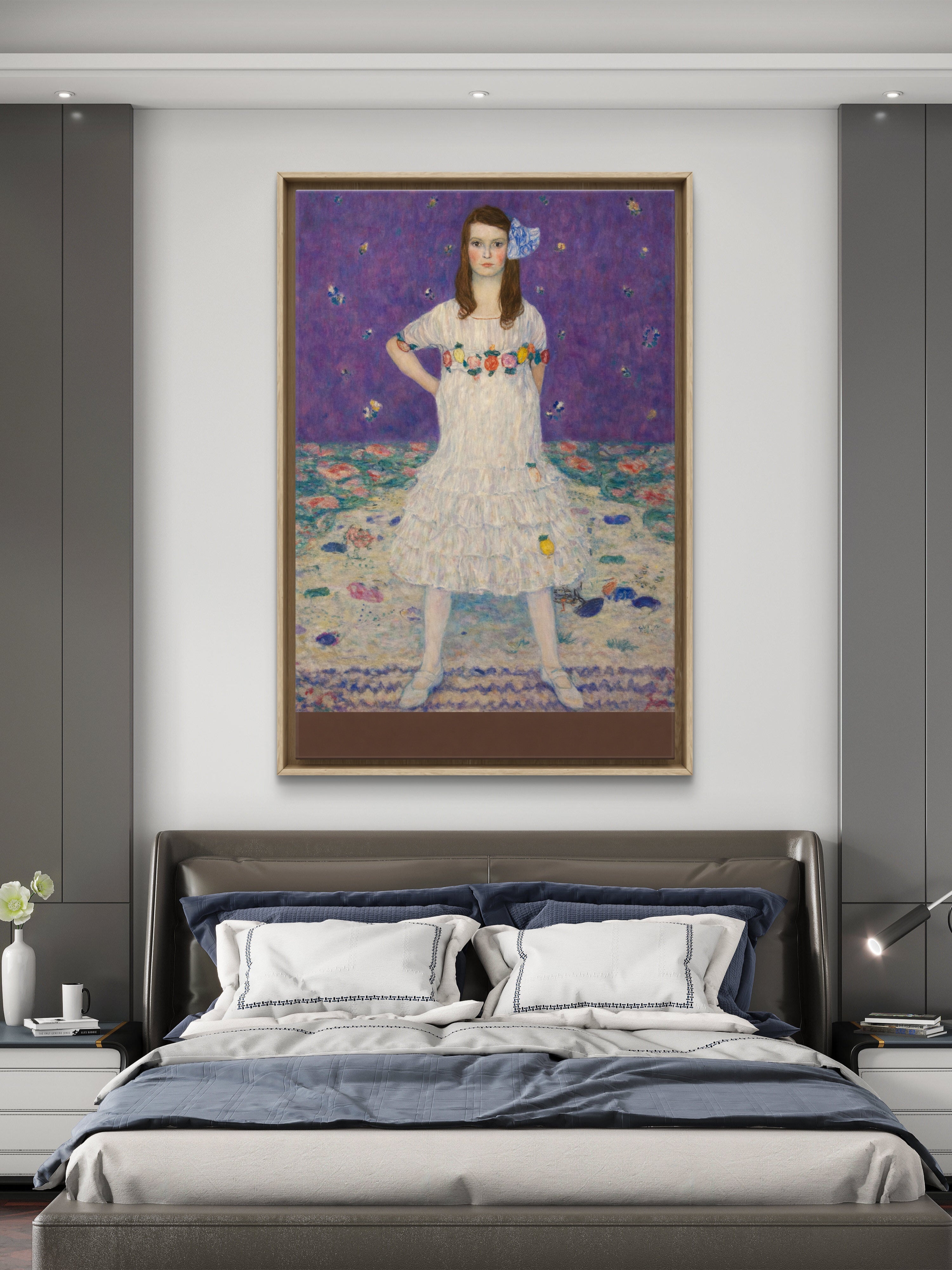 Gustav Klimt, 1912–1913, Portrait of Mäda Primavesi, Remastered by Elliott Best