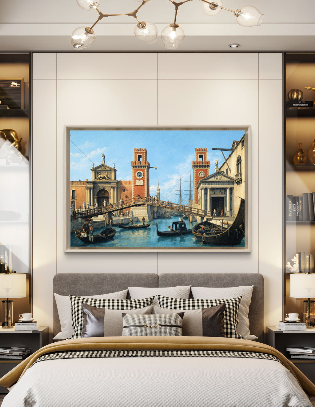 Venice: The Basin of San Marco on Ascension Day, by Canaletto.