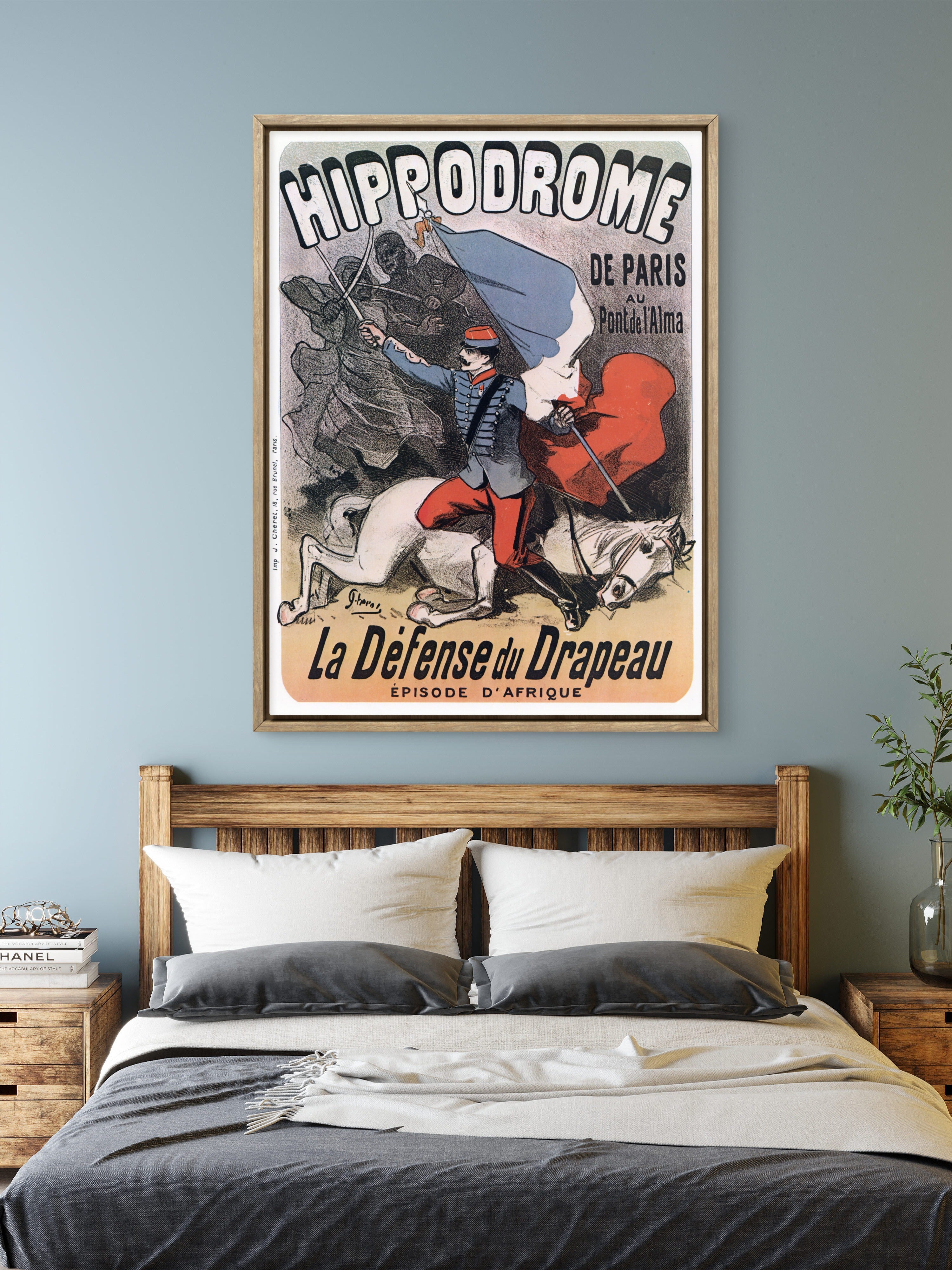 Jules Chéret La Défense du Drapeau 1880 - Patriotic French Poster