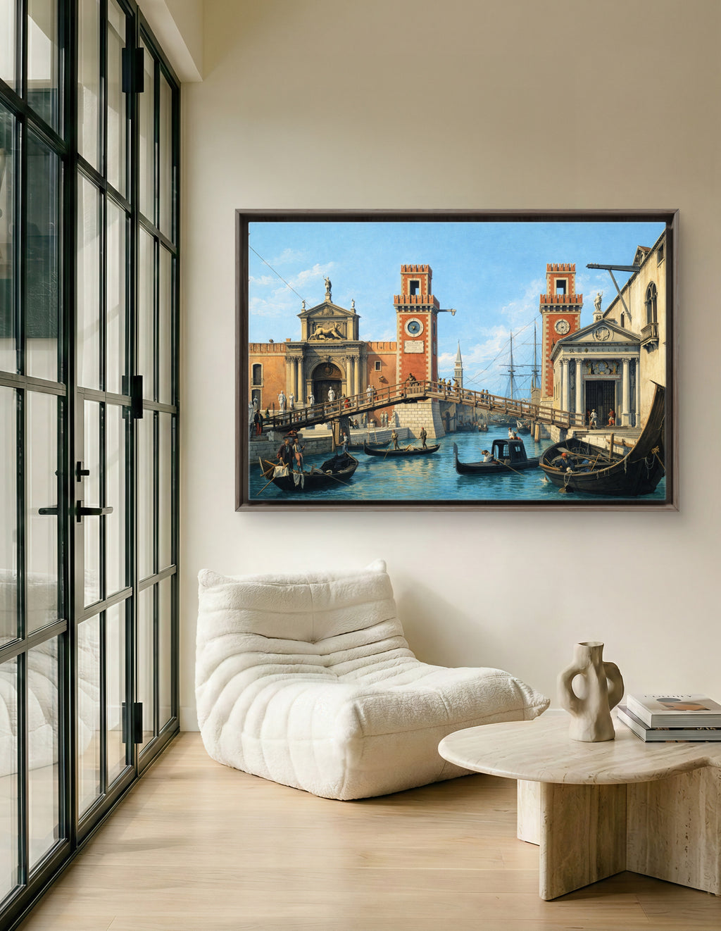 Venice: The Basin of San Marco on Ascension Day, by Canaletto.