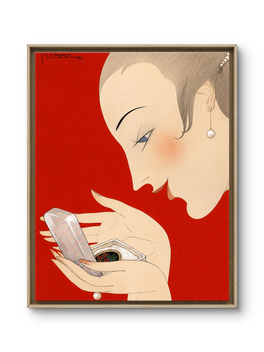 Magic Mirror — 1920s Beauty Illustration