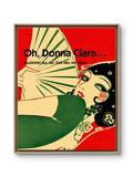 Oh, Donna Clara…, Mid 1920s Art Deco Cabaret Poster, Remastered by Elliott Best