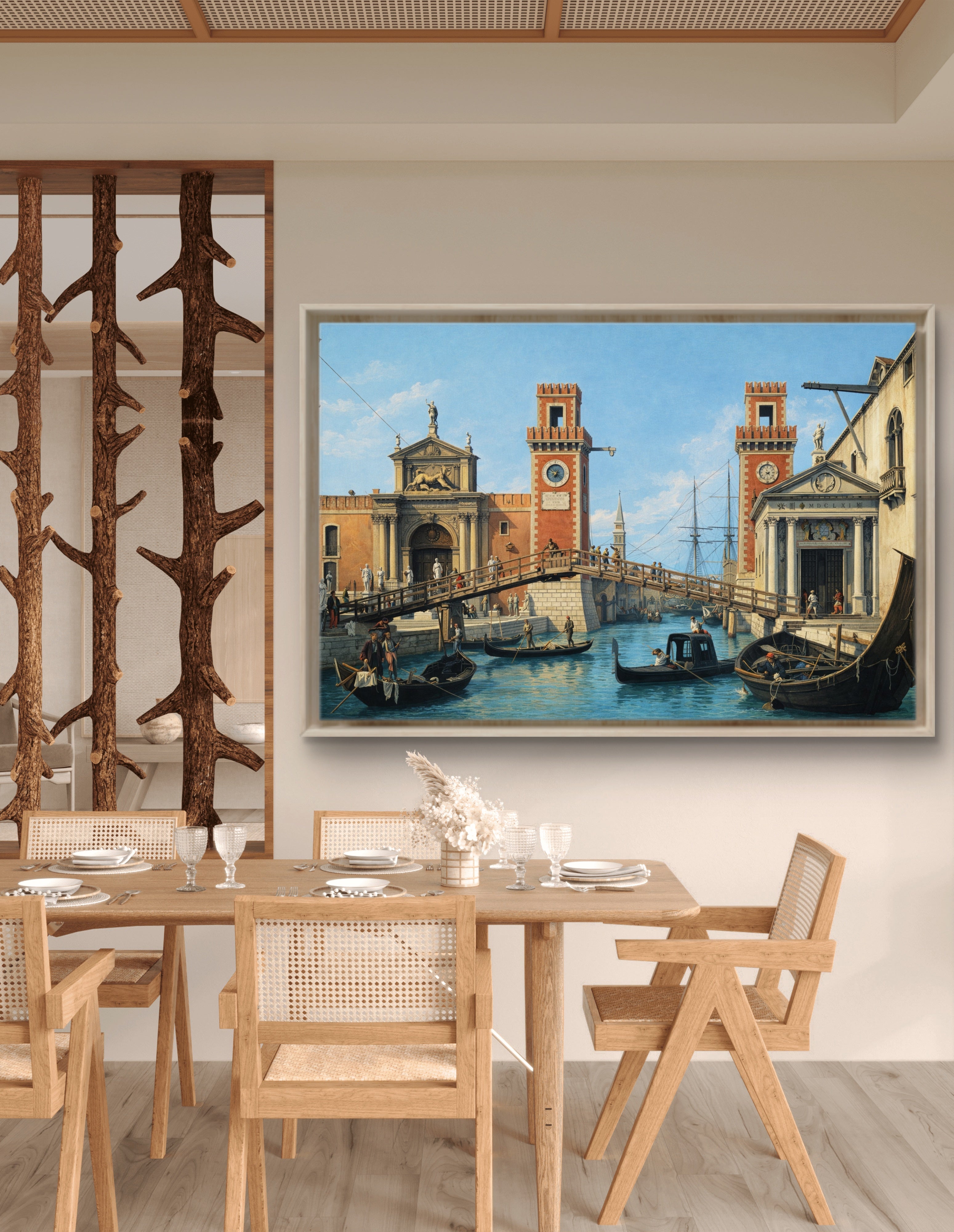 Venice: The Basin of San Marco on Ascension Day, by Canaletto.