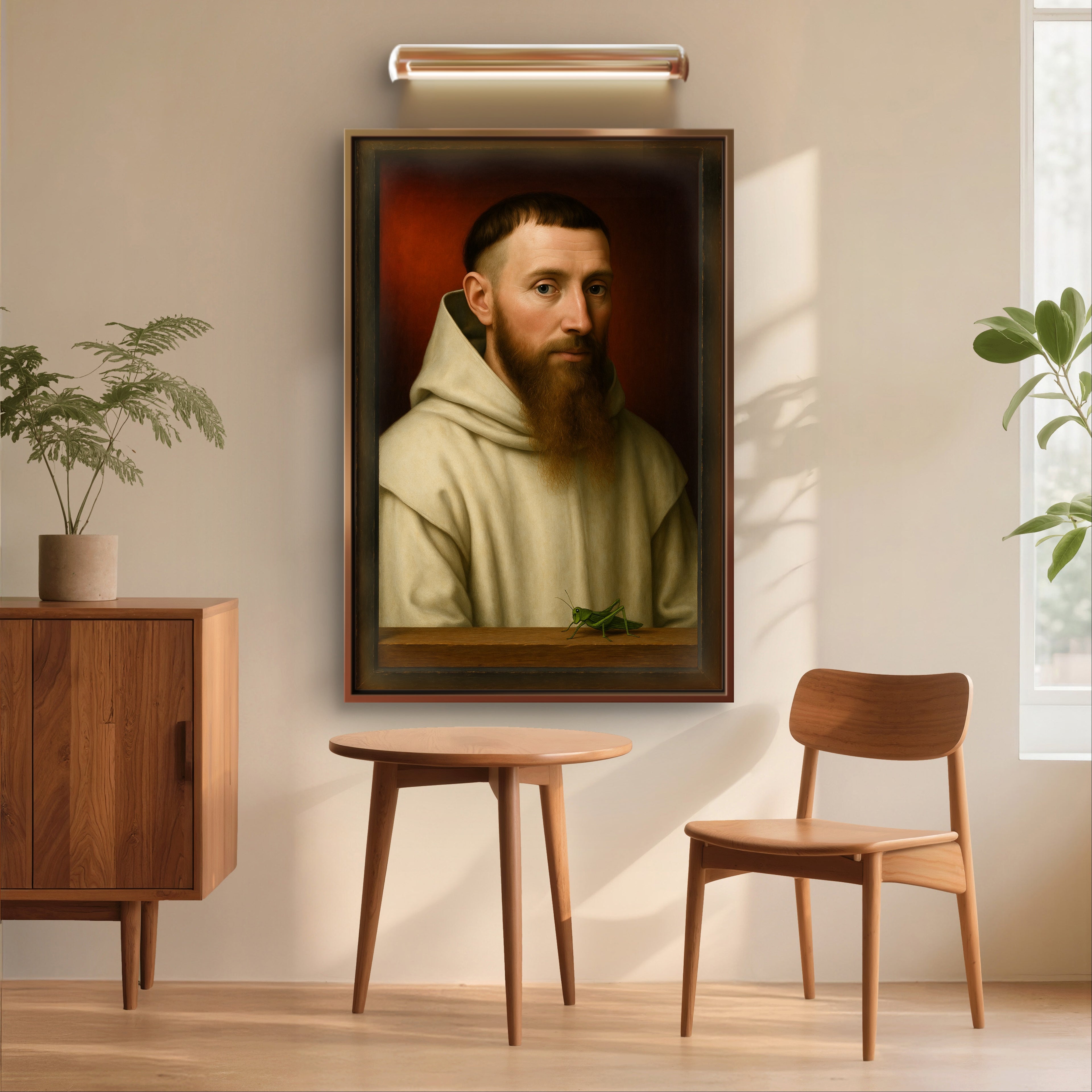 Brother Phillip Northern Gothic Realism 1430 - Medieval Portrait
