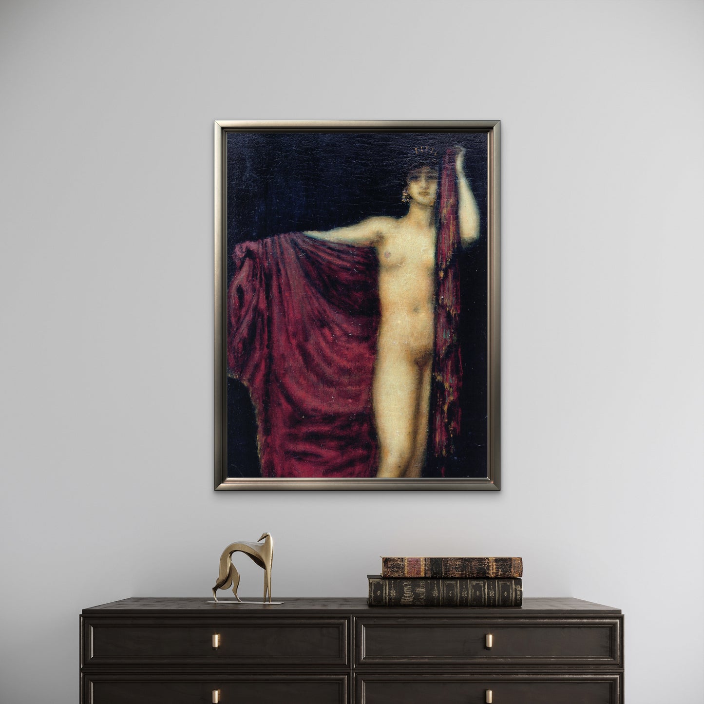 Franz von Stuck (1863–1928) — Phryne (detail), c. 1917–18