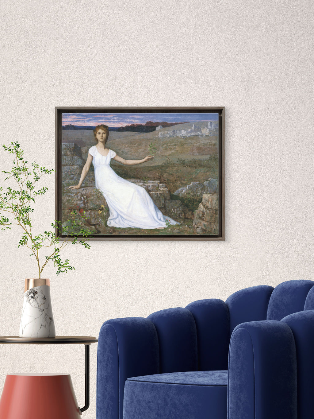 Pierre Puvis de Chavannes Hope 1872 - Symbolist Masterpiece