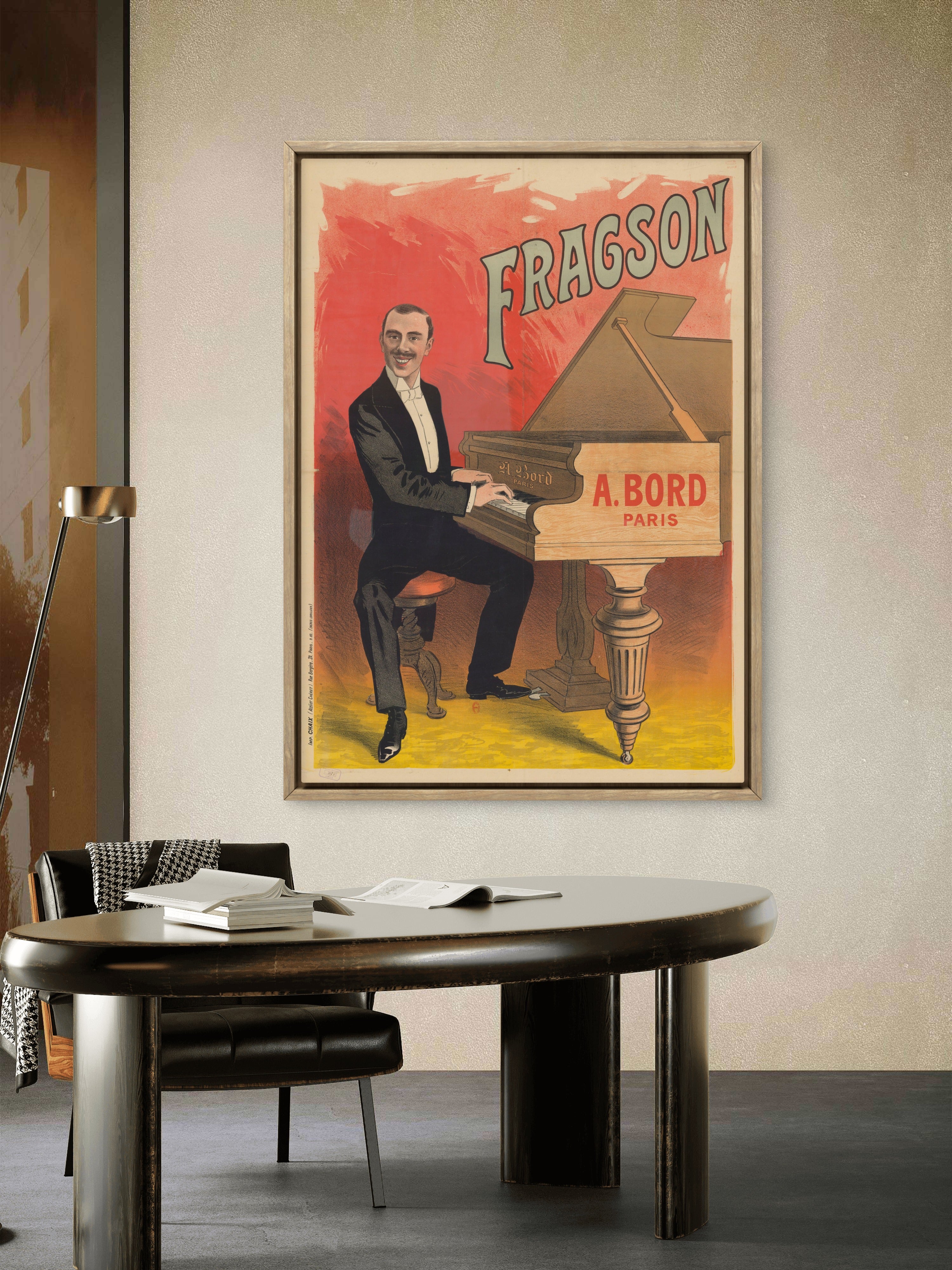 Harry Fragson Music Hall Poster by Émile Tabouret 1890