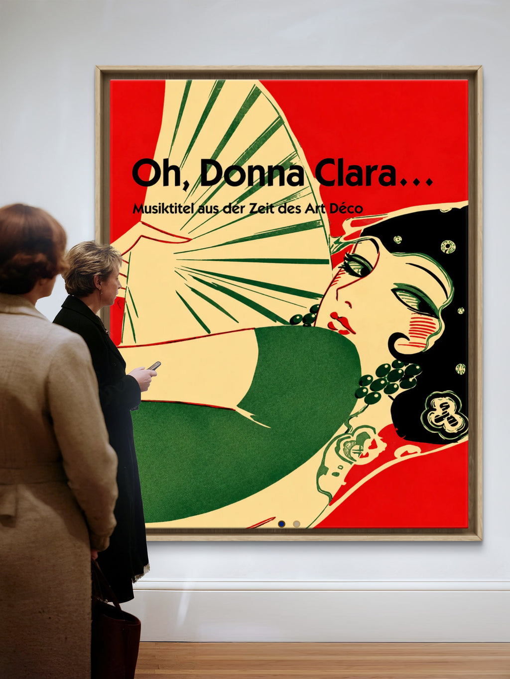 Oh, Donna Clara…, Mid 1920s Art Deco Cabaret Poster, Remastered by Elliott Best