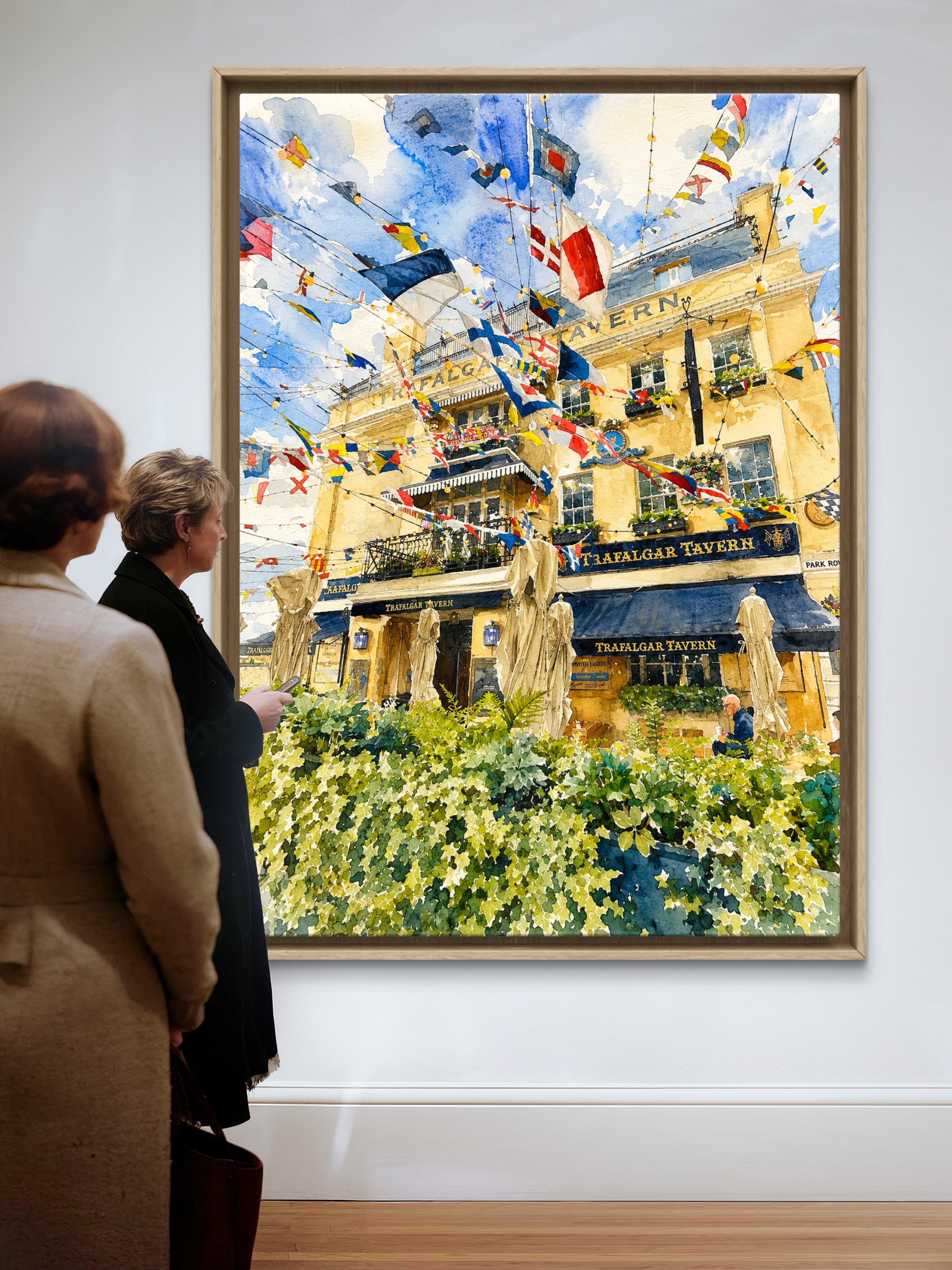 Trafalgar Tavern Greenwich 2024 — An Original Watercolour Study